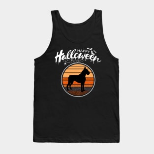 Funny Happy Halloween Beautiful Boxer Men Women Kids Gift Tank Top